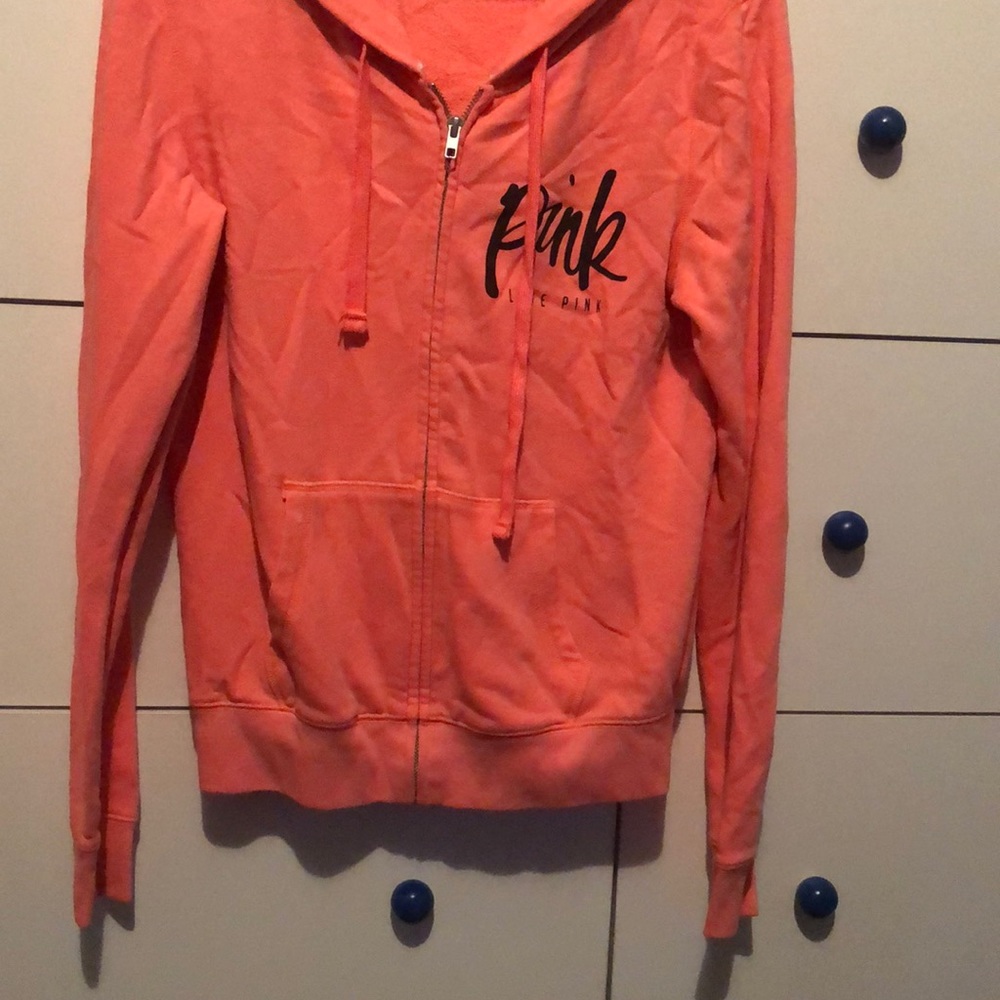 Victoria secret zip up sweat shirt.